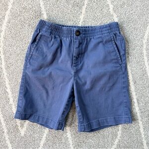 Janie and Jack Navy Blue Boys Pull on Cotton Chino Shorts